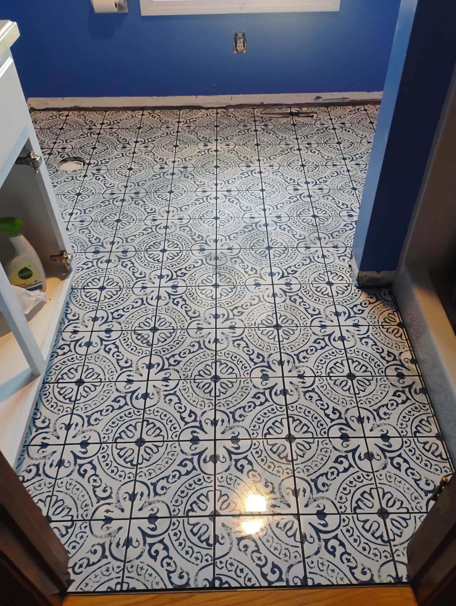 Hardwood transition detail